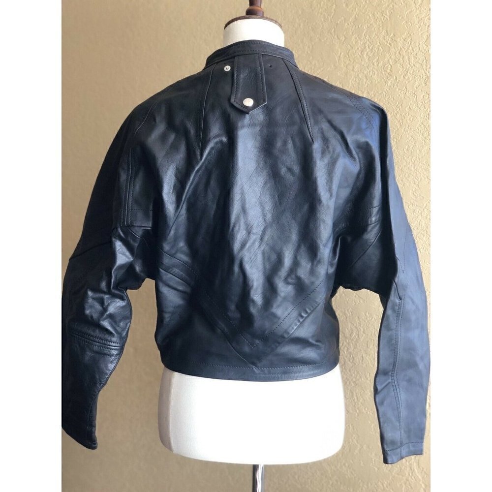 Diesel Womens L Tauri Cowhide Leather Jacket XS - Picture 3 of 12